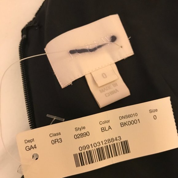 J. CREW Dress 0 Sara Leavers Lace Black - Picture 3 of 5